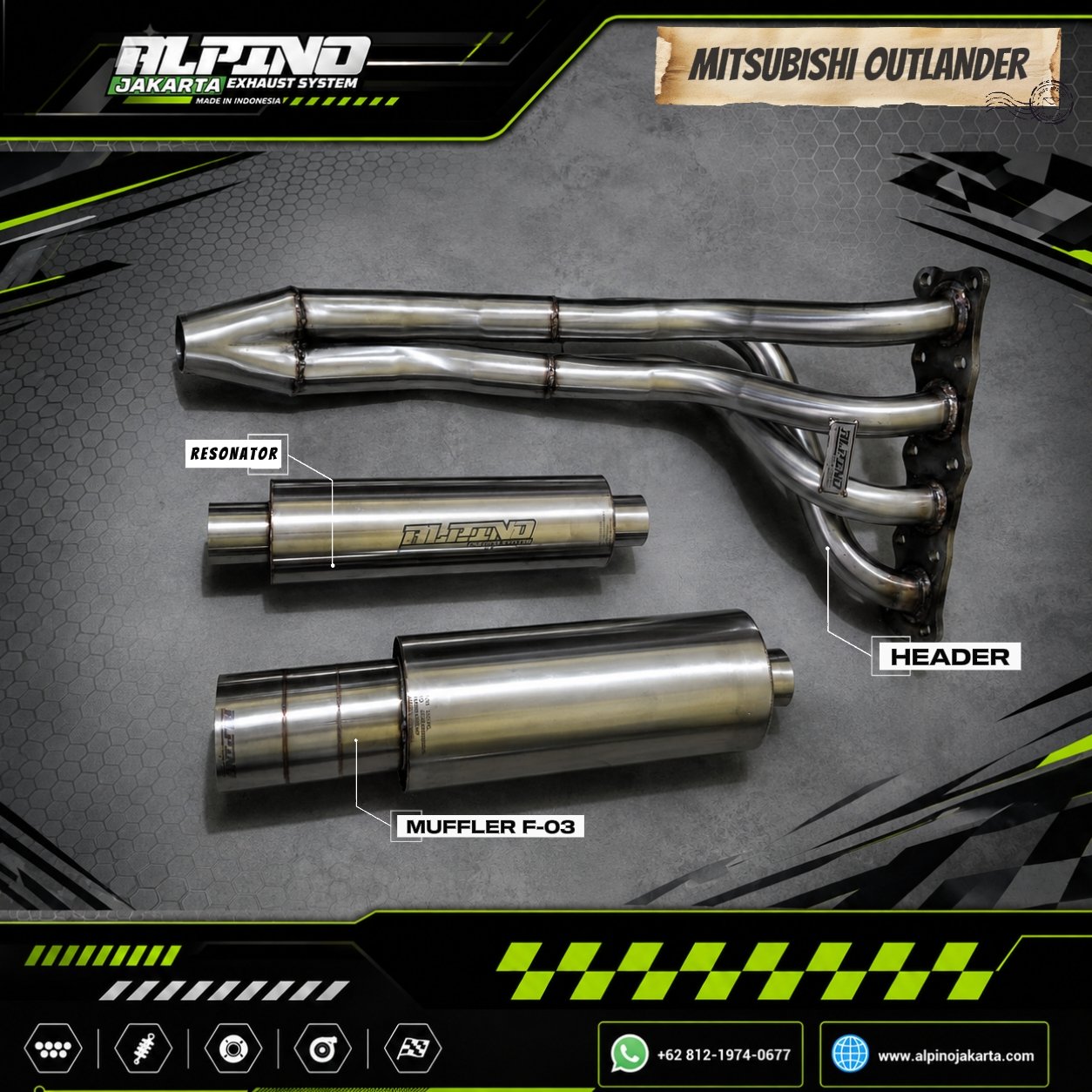 knalpot Outlander